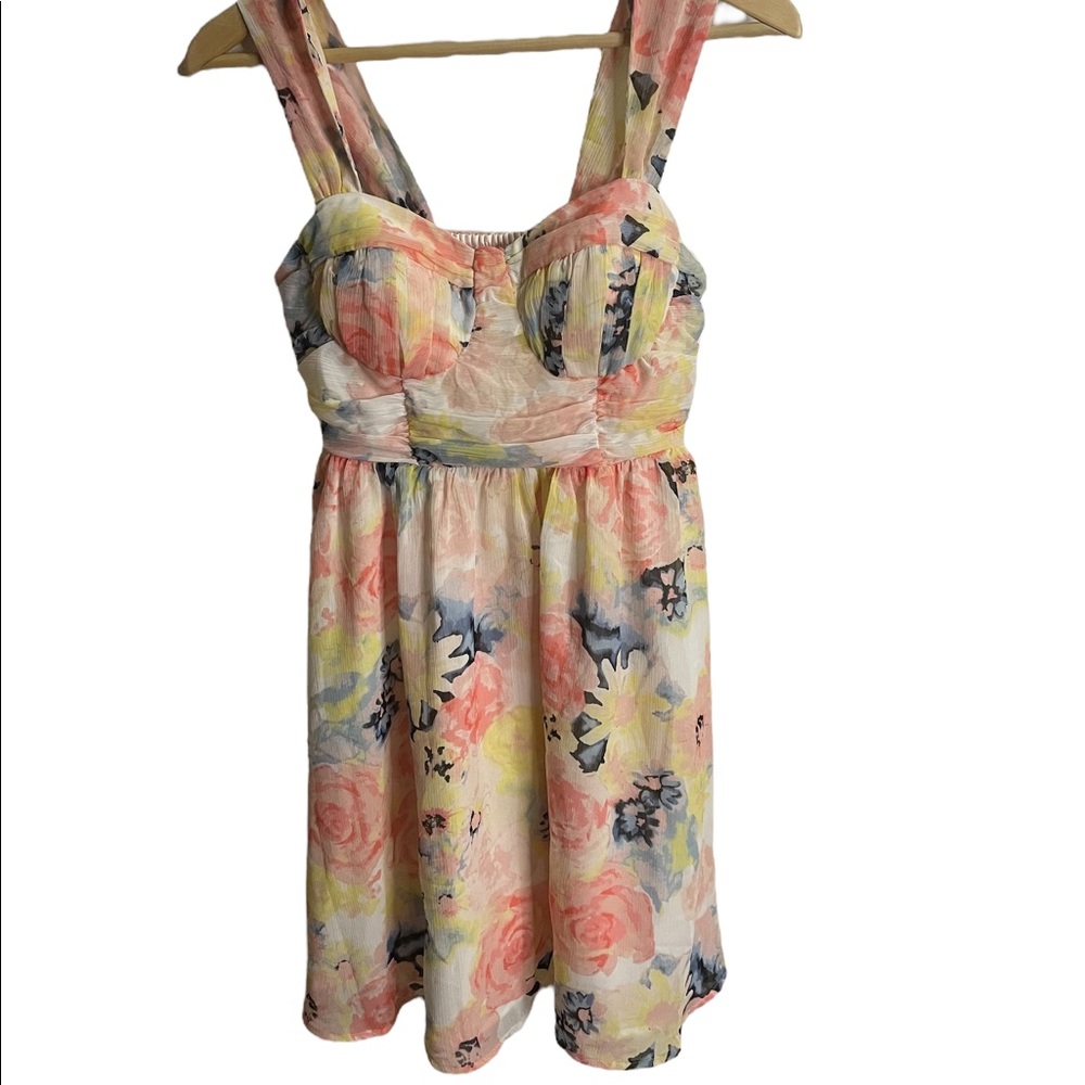 Candie’s Floral Midi Dress